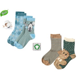 Chaussettes anallergiques pour enfants de 3 ans à enfants de 17 ans