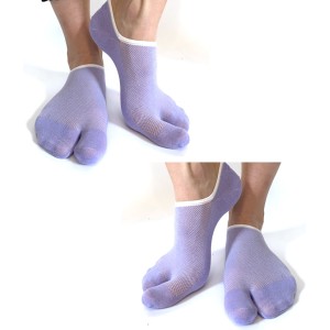 Chaussettes tabi tong courtes