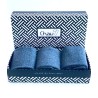 coffret chaussettes homme en laine cachemire bleu jeans 3 paires