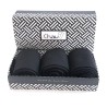 coffret chaussettes homme en laine cachemire noir 3 paires
