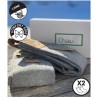 Chaussette Unie Hte Femme Cachemire et Soie