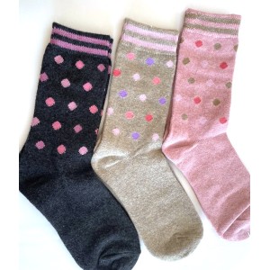 Chaussettes pour Femme en cachemire et soie