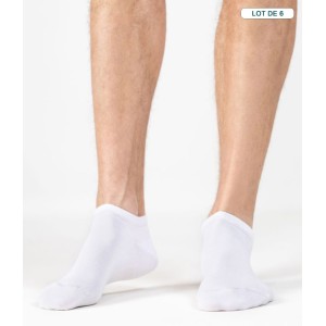 chaussettes fine et courte en coton noir