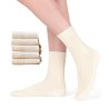 chaussettes 100% coton bio anti transpiration sans coutures non comprimante