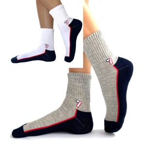 chaussettes de sport en coton bio anti transpiration et sans couture gênante au bou du pied