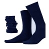 chaussettes extra confortable en bambou bleu marine non comprimantes