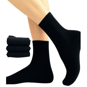 chaussettes blanche 100 coton fil ecosse bio pour femme
