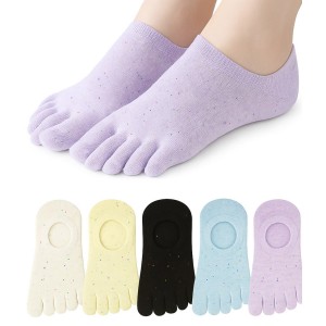 Chaussettes Très Courtes à Doigts en coton soquette invisibles