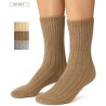 chaussettes laine non comprimante confort chaude douce