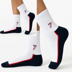 chaussettes de sport en coton bio anti transpiration confort fintions soignées
