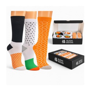 chaussettes sushi socks sashimi coffret cadeaux chaussettes drole marrante