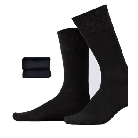 chaussettes bambou noir 2 paires pour homme chaussettes bambou noir 2 paires pour homme