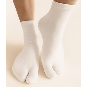 chaussettes doigt tabi japon blanche coton