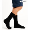 chaussettes enfant en bambou doux sans couture chaussettes noires