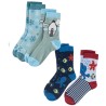 chaussettes en coton bio pour enfant avec motif poisson mer pinguoin