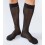 Chaussettes Hautes 100% Soie Naturelle noir