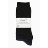 chaussette en cachemire pour homme noir marine antracite