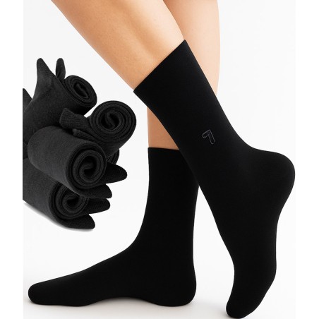 chaussette femme en coton noir ANTI-TRANSpiraTION chaussette femme en coton noir ANTI-TRANSpiraTION