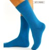 chaussettes cachemire soie unie pour femme couleurs turquoise bleu