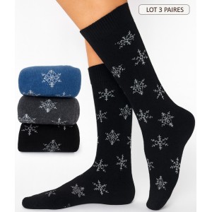 Chaussettes pour Femme en cachemire et soie