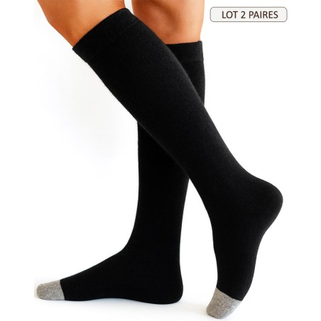 chaussettes haute mi-bas en laine angora chaude douce chaussettes noire chaussettes haute mi-bas en laine angora chaude douce chaussettes noire