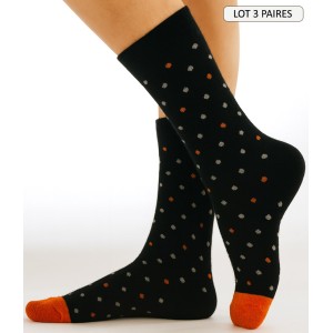 chaussette en laine angora douce chaude a pois pour femme chaussette hiver automne pied froid