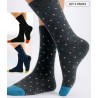 chaussette en laine angora douce chaude a pois pour femme chaussette hiver automne pied froid gris bleu rouge