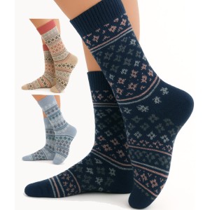 chaussettes laine ccahemire chaussettes en soie chaude pour femme, hiver jungle motif leopard woman socks