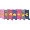 Chaussettes avec motifs Smiley pour les filles