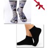 coffret chaussettes coton bio japonaise tabi dragon noir