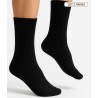 chaussette fine en alpaga coloris  noir