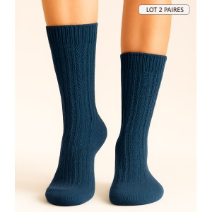 chaussette laine soie  cachemire douce chaudes