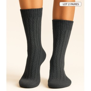 Chaussettes Cachemire et...