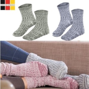Chaussettes Norvegiennes enfant laine & coton bio
